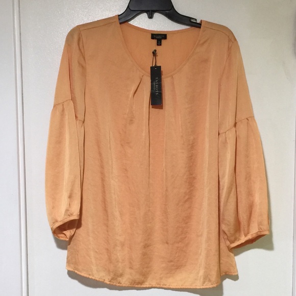 Talbots Tops - NWT Talbots Orange Blouse